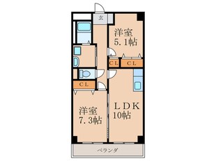 カントリー祗園の物件間取画像